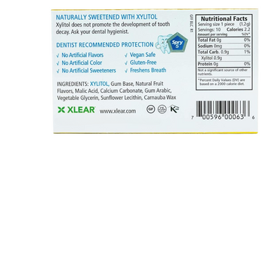 Natural Xylitol Fruit Gum